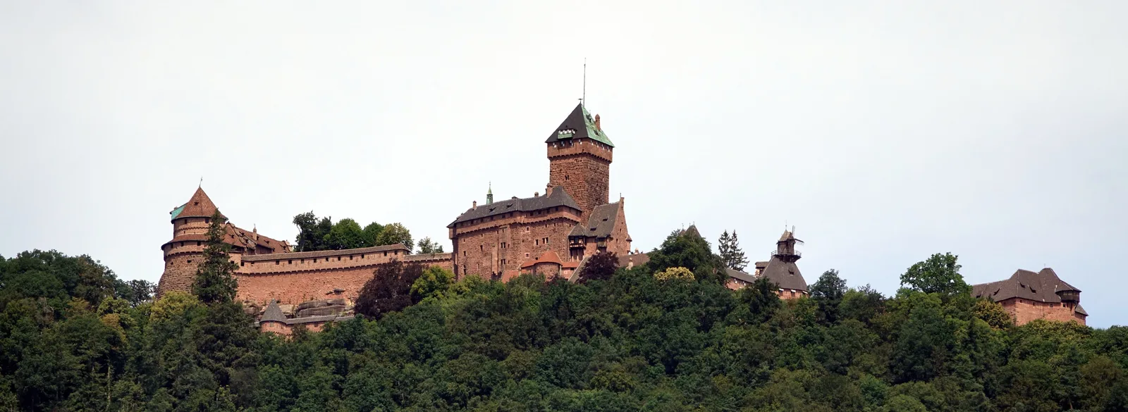 Haut-Koenigsbourg Castle, a landmark on the Alsace by UTMB 100M course
